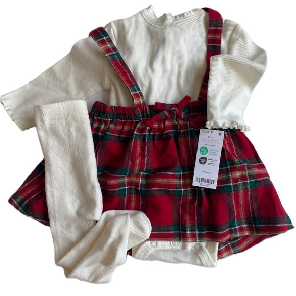 🎄Baby Girl 3-Piece Christmas Jumper Set - Picture 1 of 6